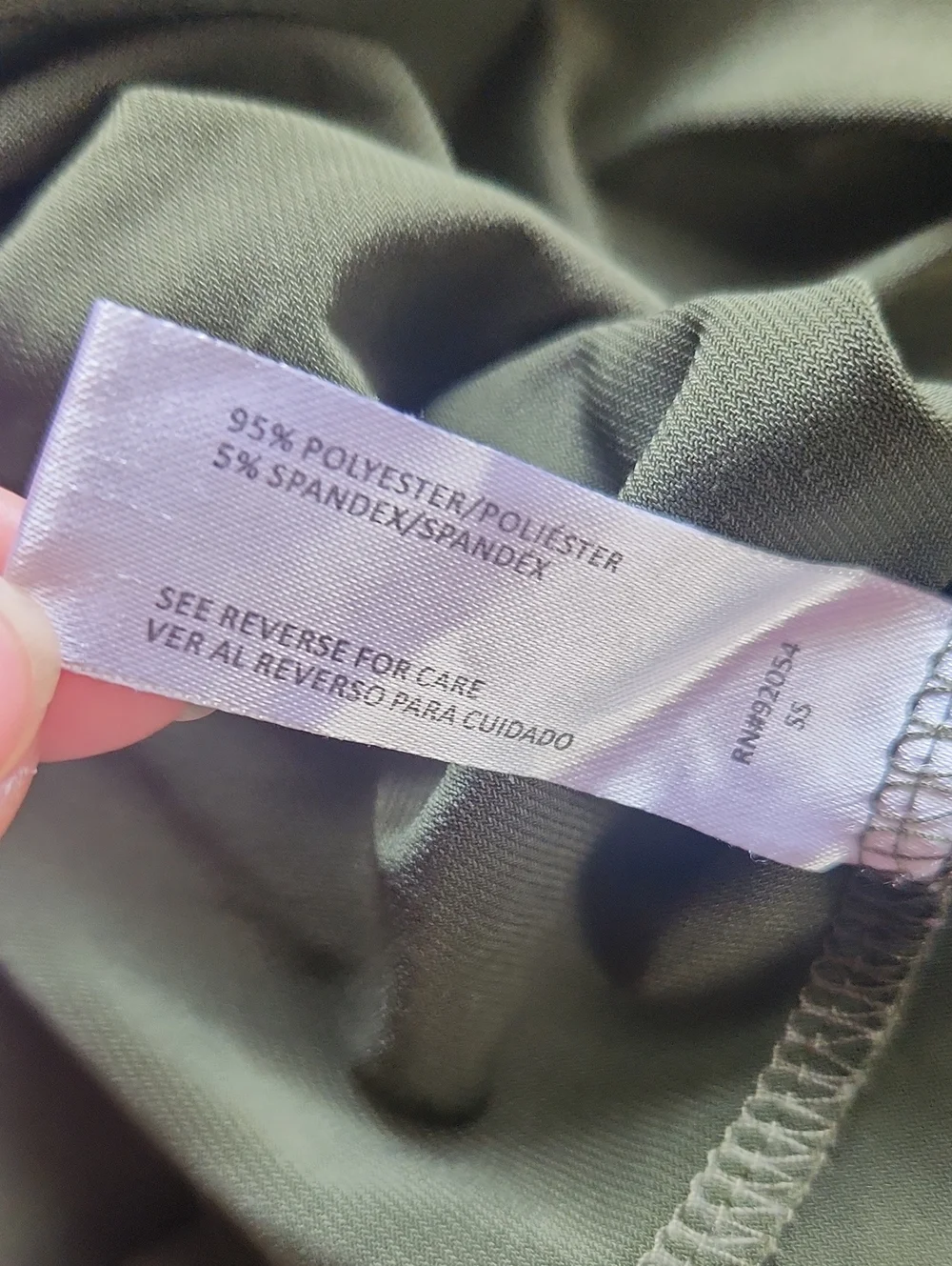BY Design Olive Green Grommet Mock Neck Sleeveless Blouse - Size M​
